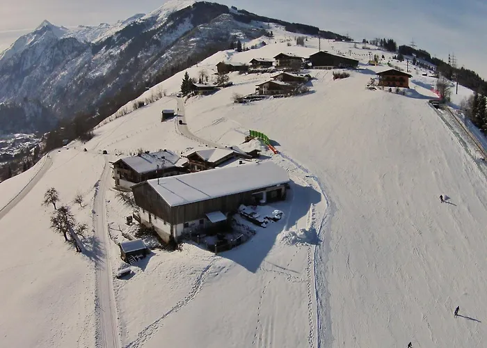 Sunny Alpine By The Slopes